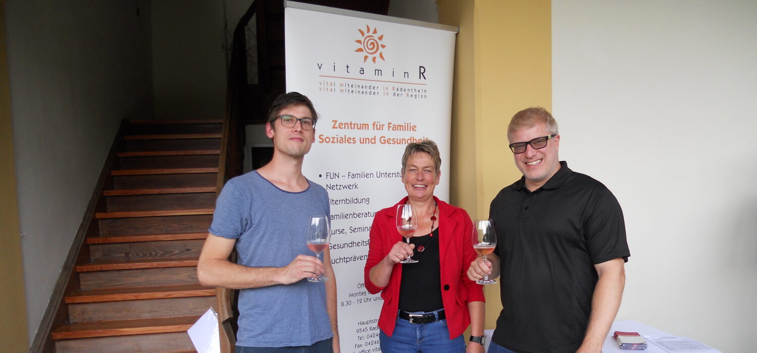 Wein-Verkostung am Millstättersee zugunsten vitamin R