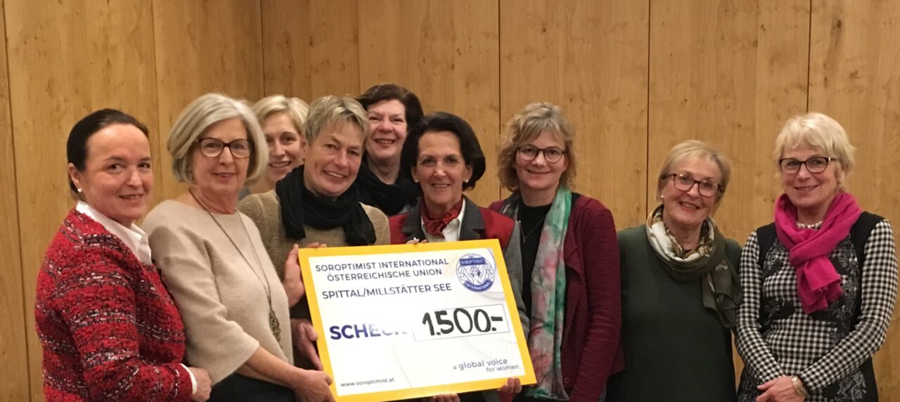 Soroptimist Club Spittal-Millstätter See unterstützt vitamin R