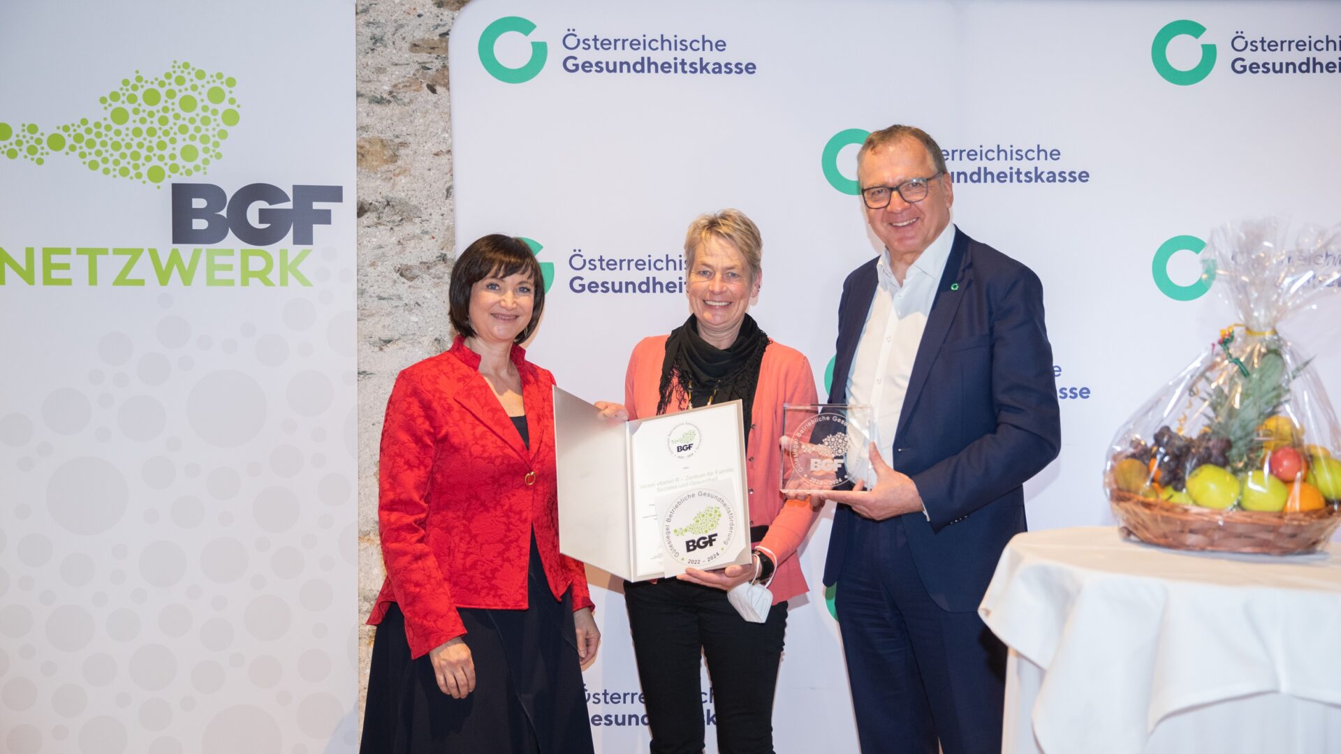 Wiederverleihung des Gütesiegels für Betriebliche Gesundheitsförderung an vitamin R